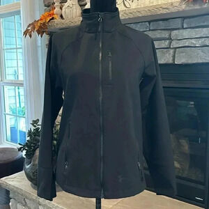 Under Armour Storm lightweight fleece lined jacket/coat,pockets,thumb hole,media